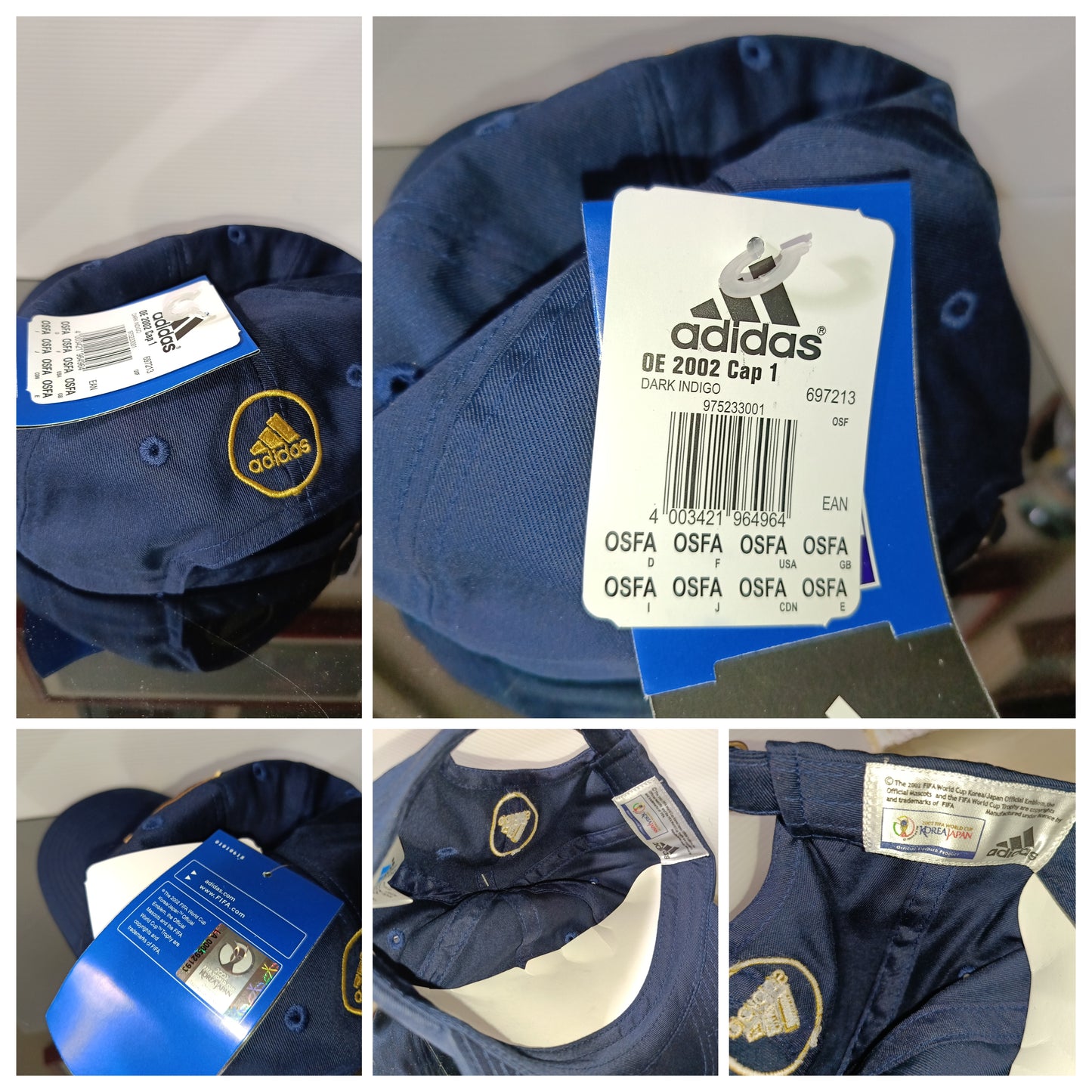 Fifa World Cup 2002 Korea Japan Cappellino Adidas

Official licensed product