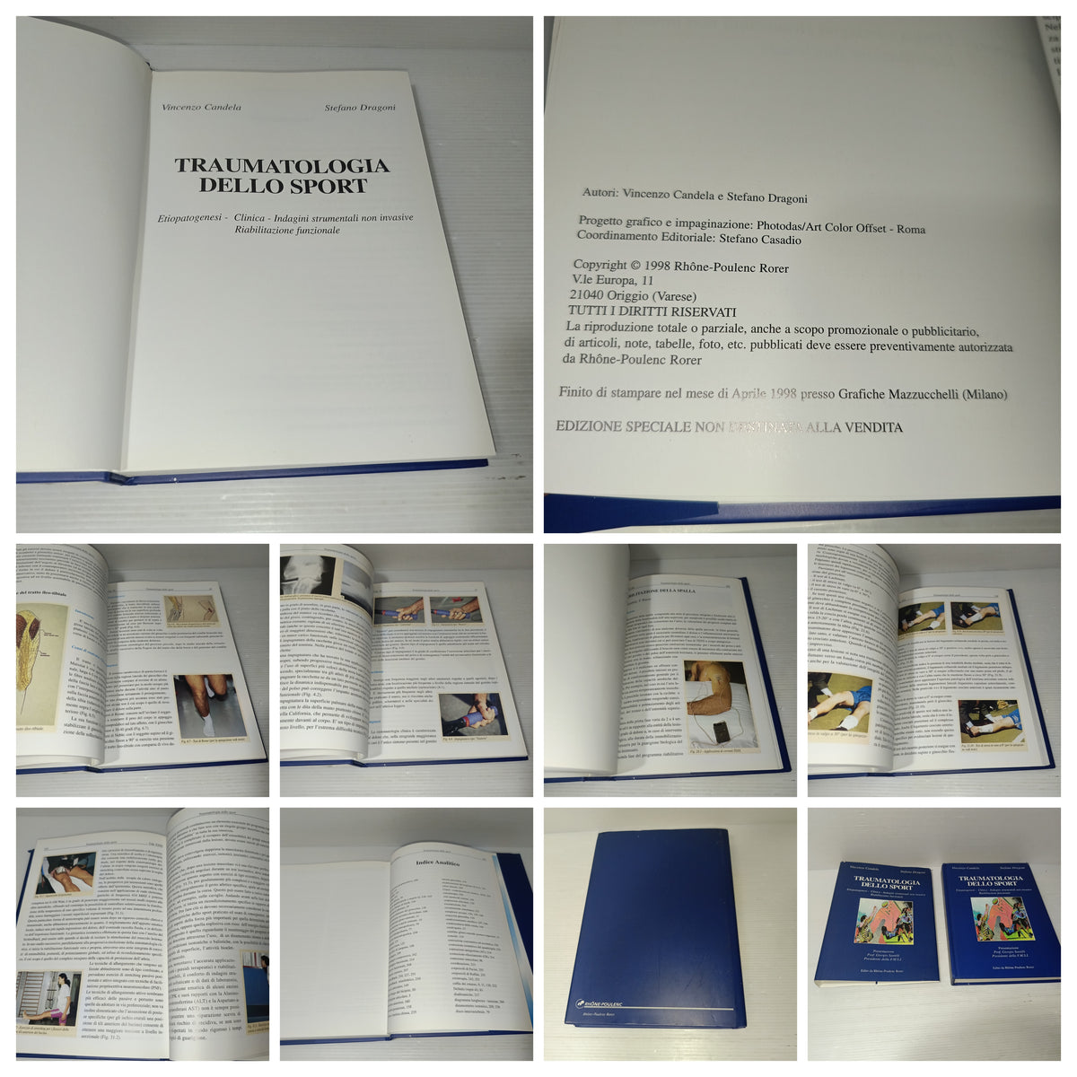 Traumatologia Dello Sport Candela/Dragoni

Edito nel 1998 da Rhone Poulene Rorer