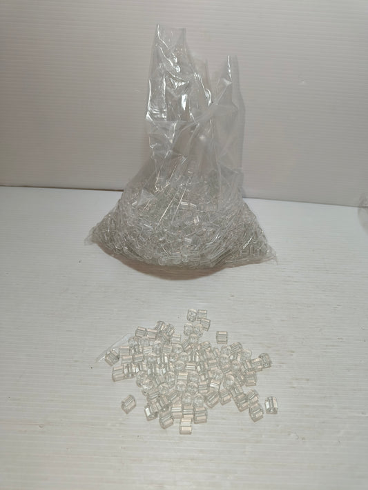 Perline in vetro trasparente, un kilo