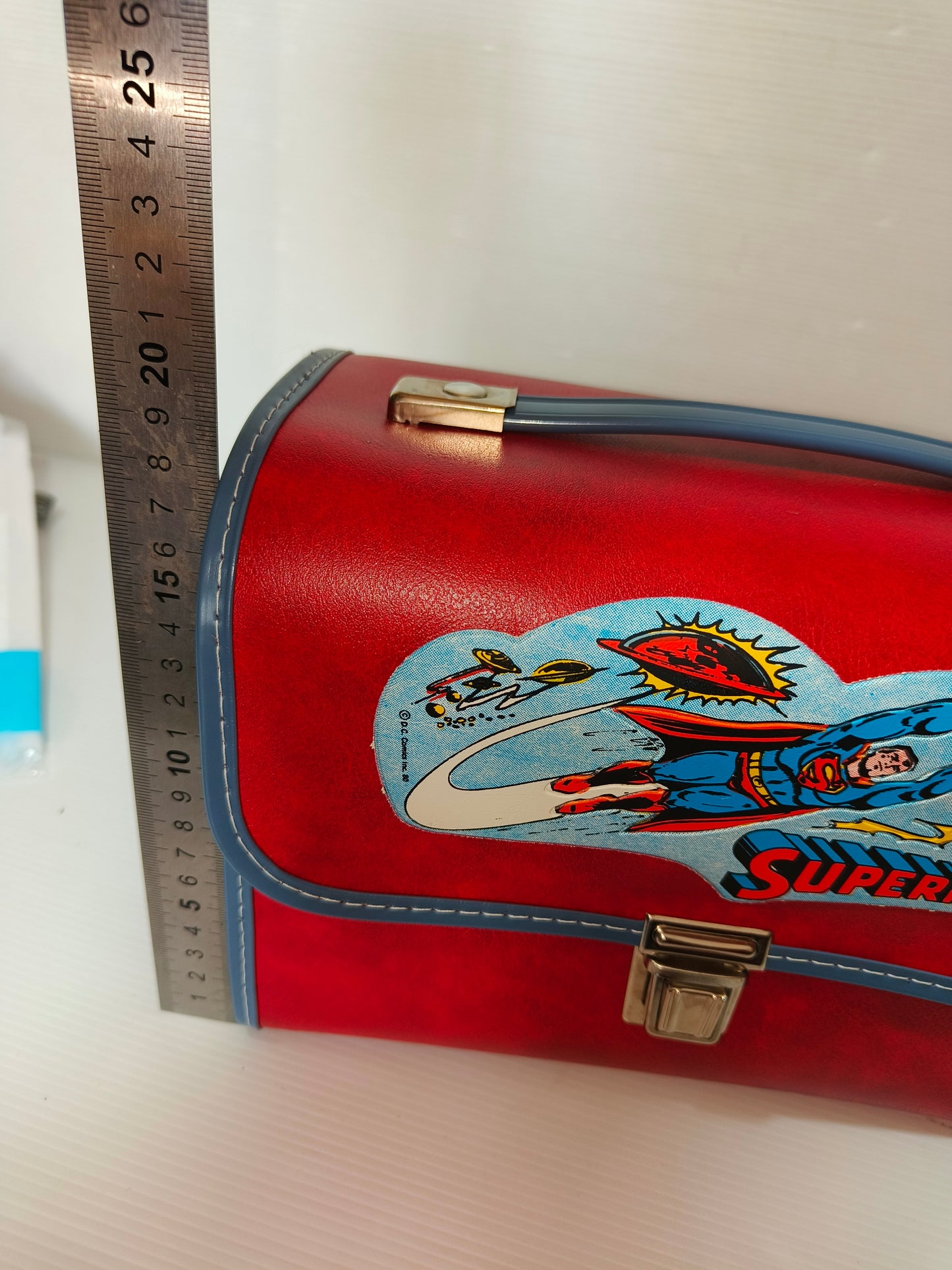 Panierino cestino d'epoca Superman, Dc Comics