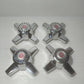 4 Coprimozzo Fiat Per Auto D'epoca In Plastica Cromata
Anni 60/70