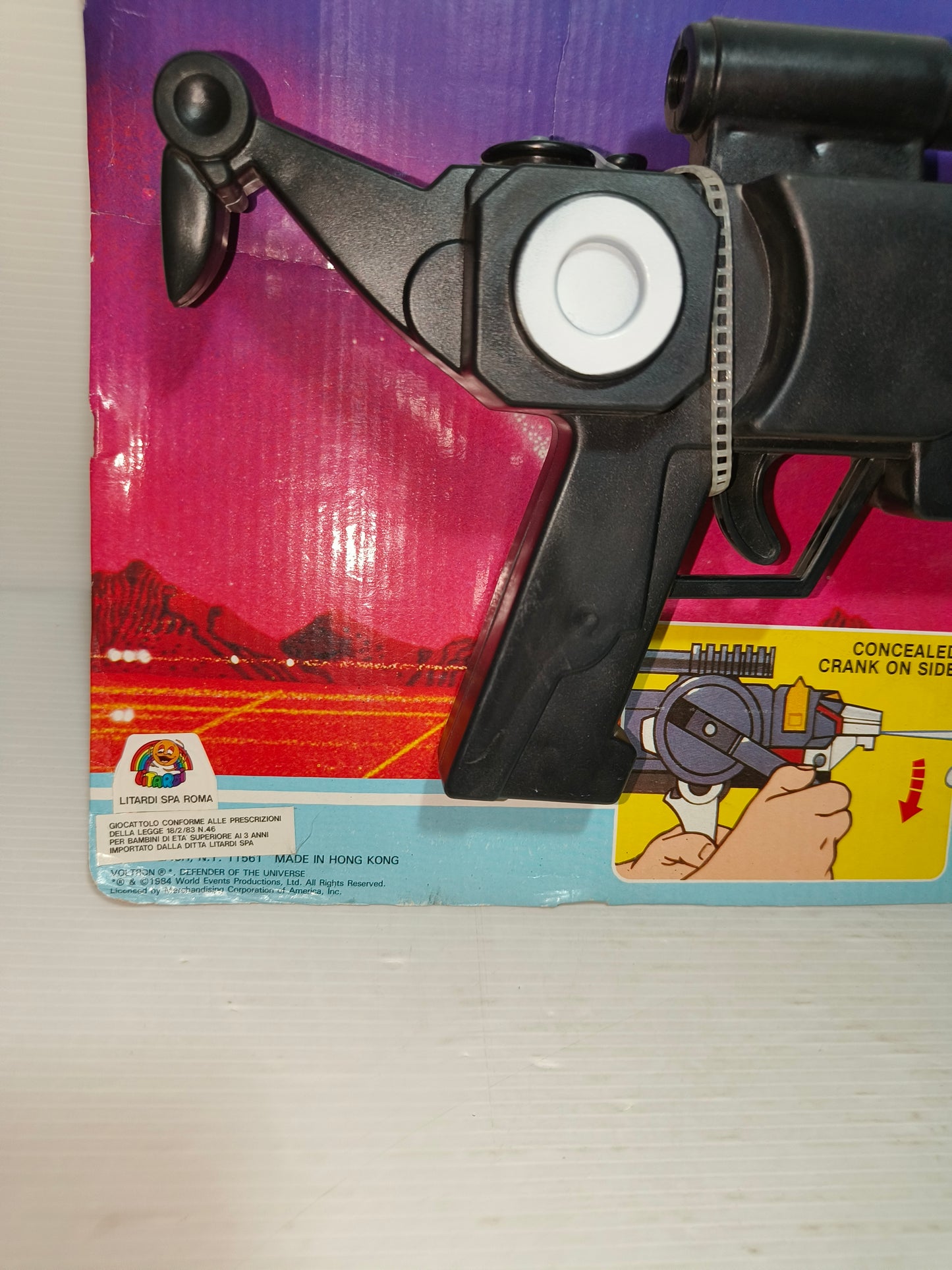 Water Laser Water Gun Voltron, Litardi original 1984