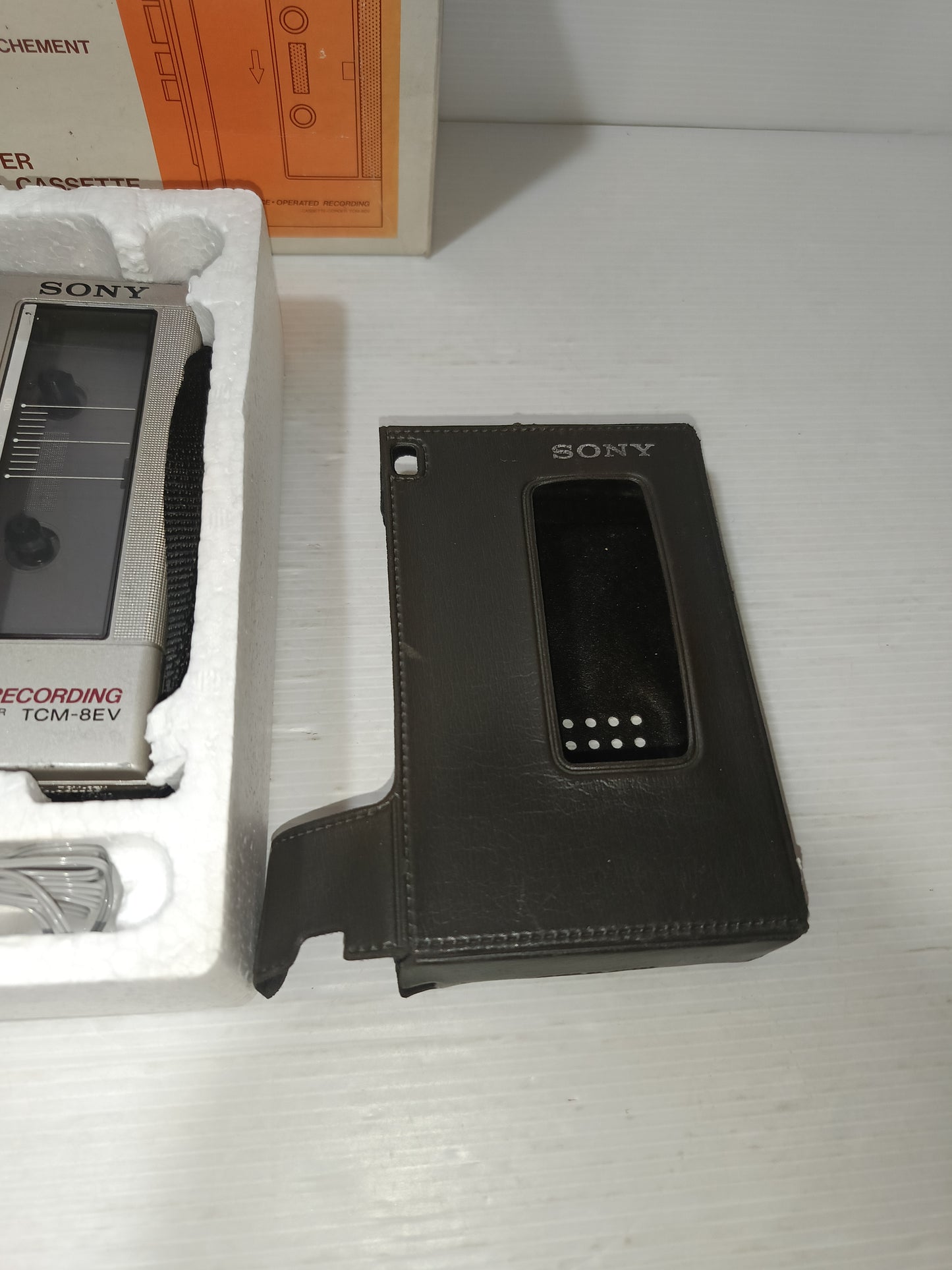 Sony TMC -8EV Cassette Recorder Made in Japan Non funzionante