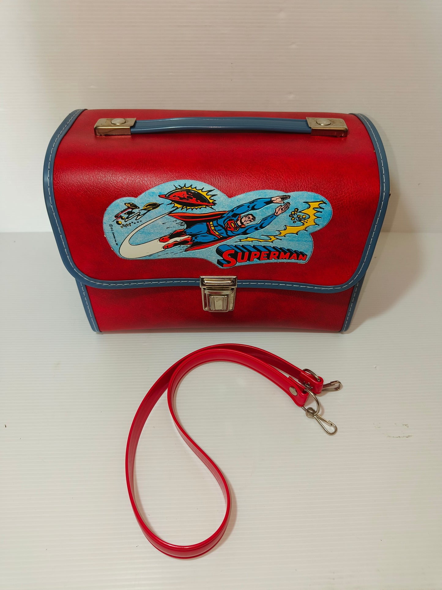Panierino cestino d'epoca Superman, Dc Comics