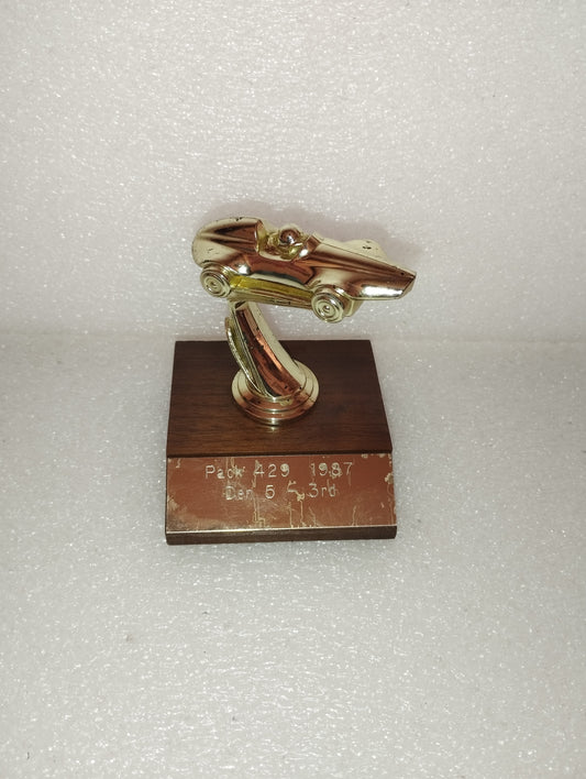 Piccolo Trofeo Auto Da Corsa
Made in  USA
In Plastica e Legno