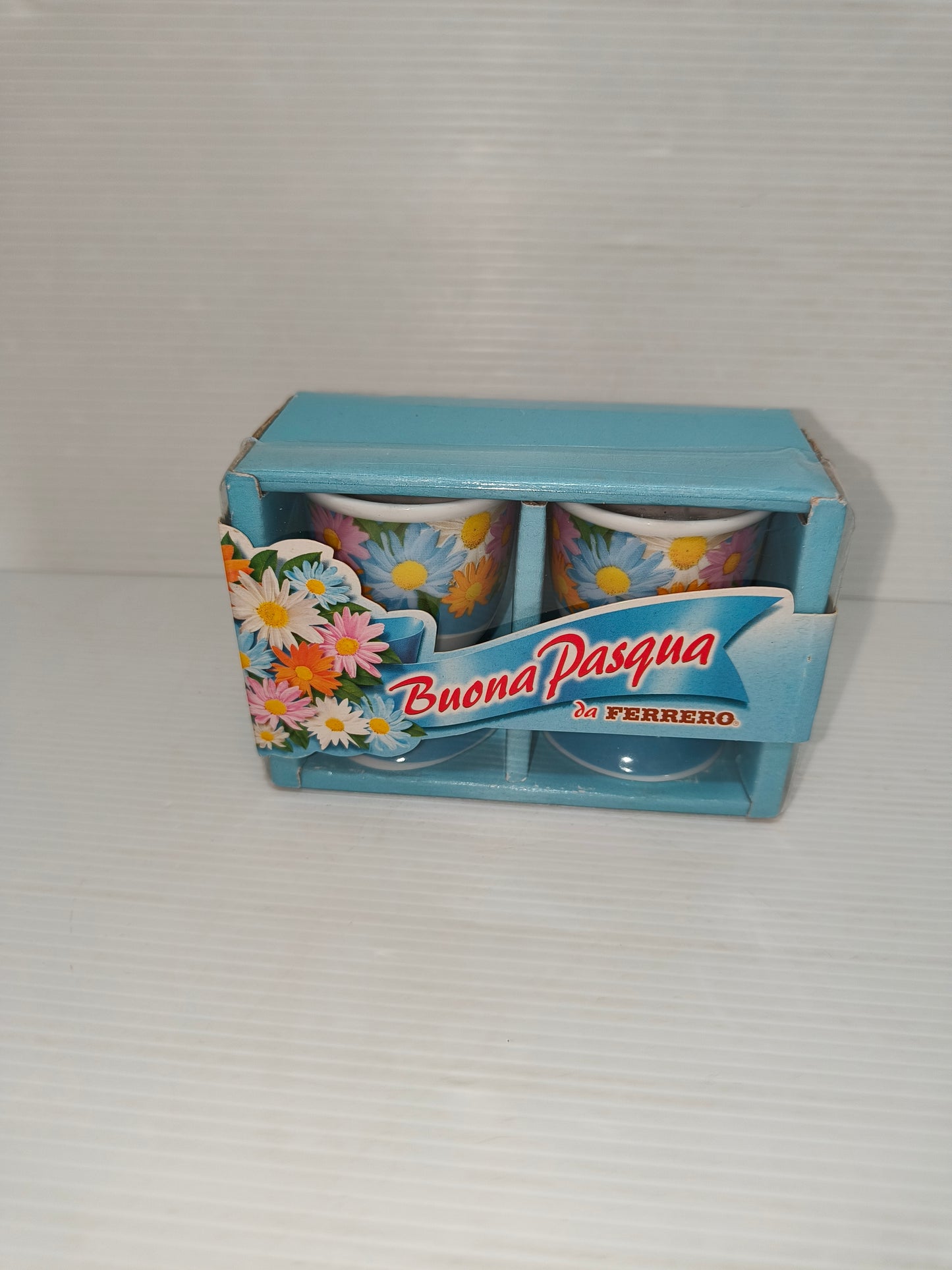 Porta Uovo Vintage Buona Pasqua gadget Ferrero, LEGGI