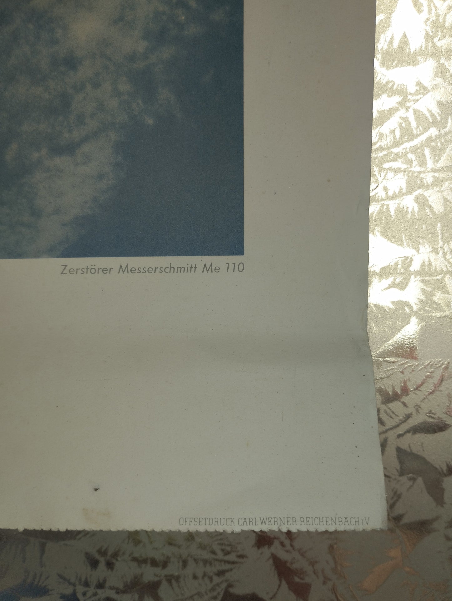 Rara Stampa Messerschmitt Me 110
Da Calendario della  Luftwaffe 1942