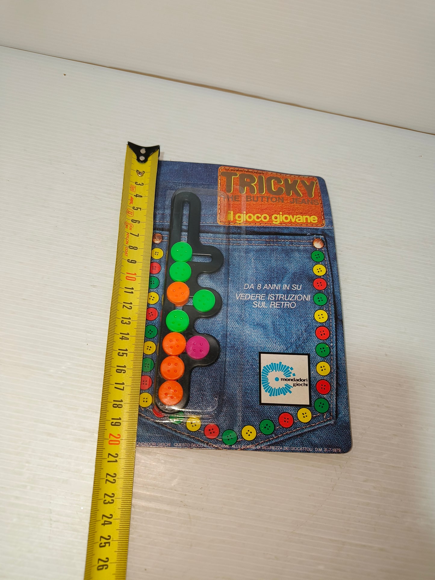 Gioco Tricky The Button Jeans, Mondadori Giochi anni 80