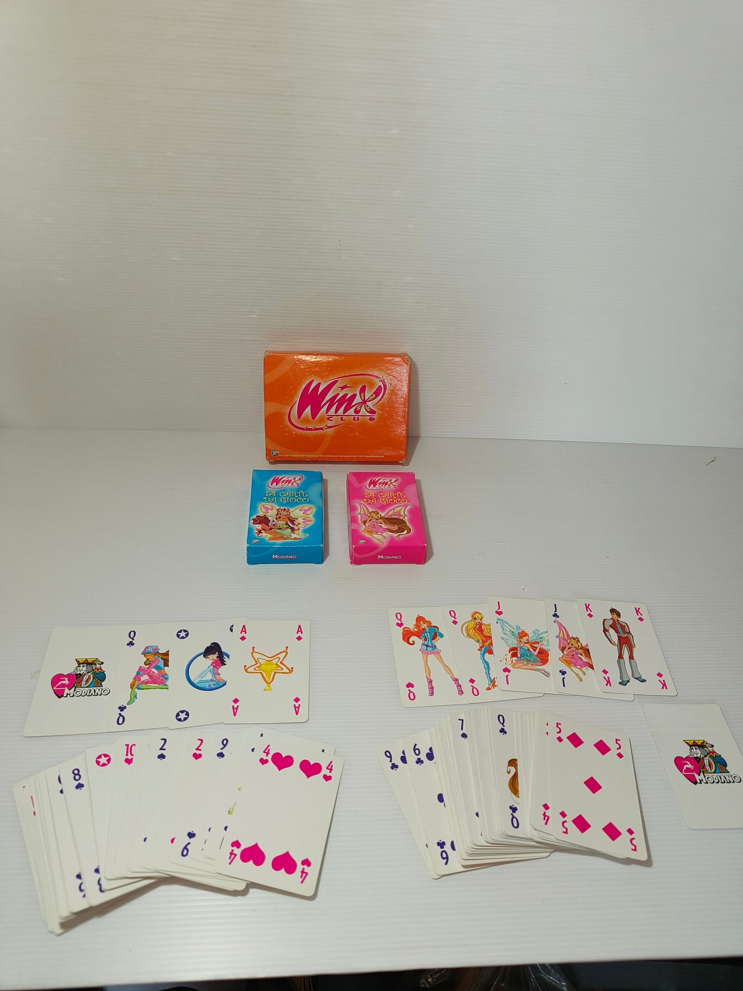 Carte da gioco Winx Modiano vintage, LEGGI