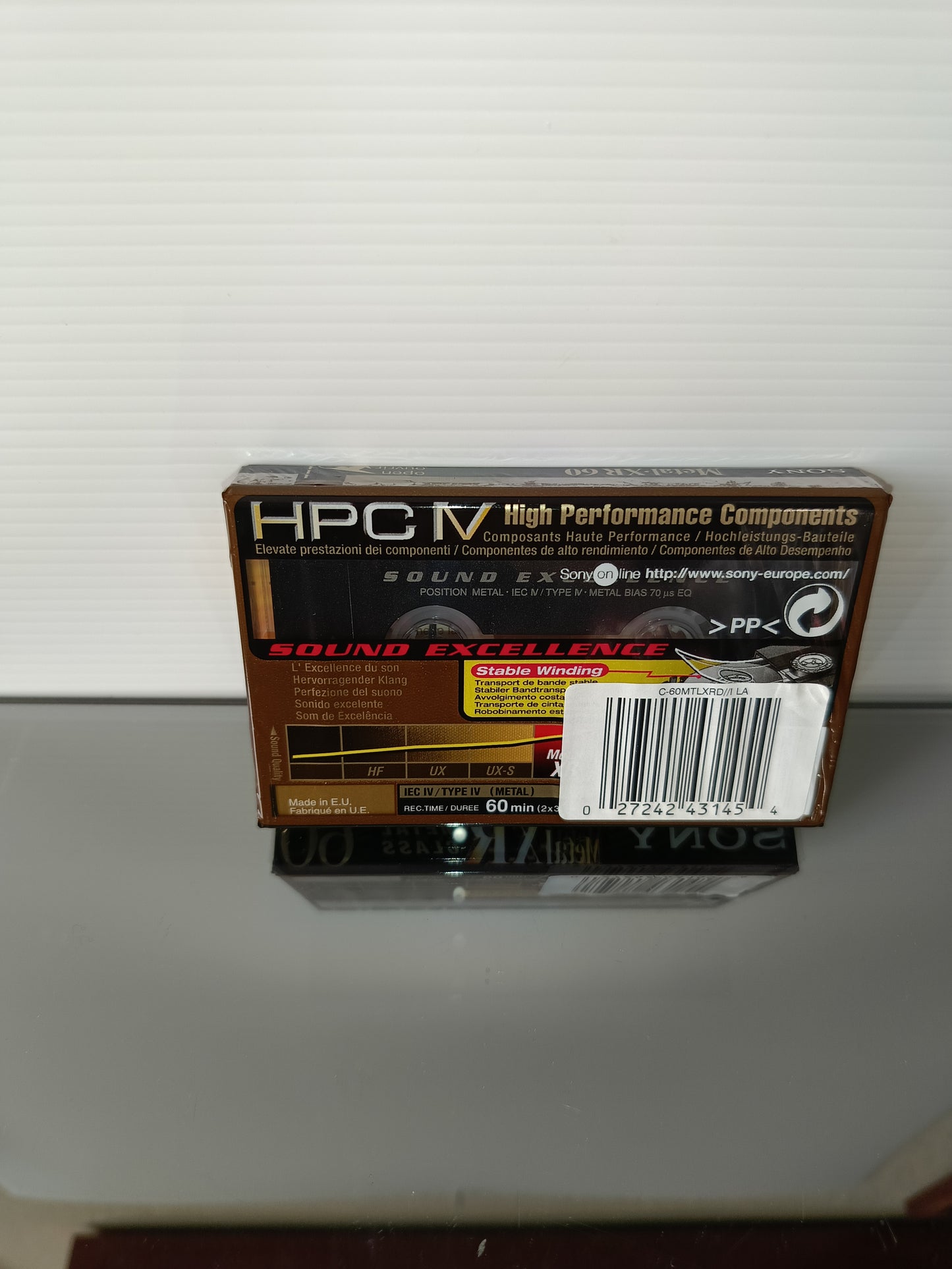 Sony Metal XR 60 Musicassetta
Made in E.U.