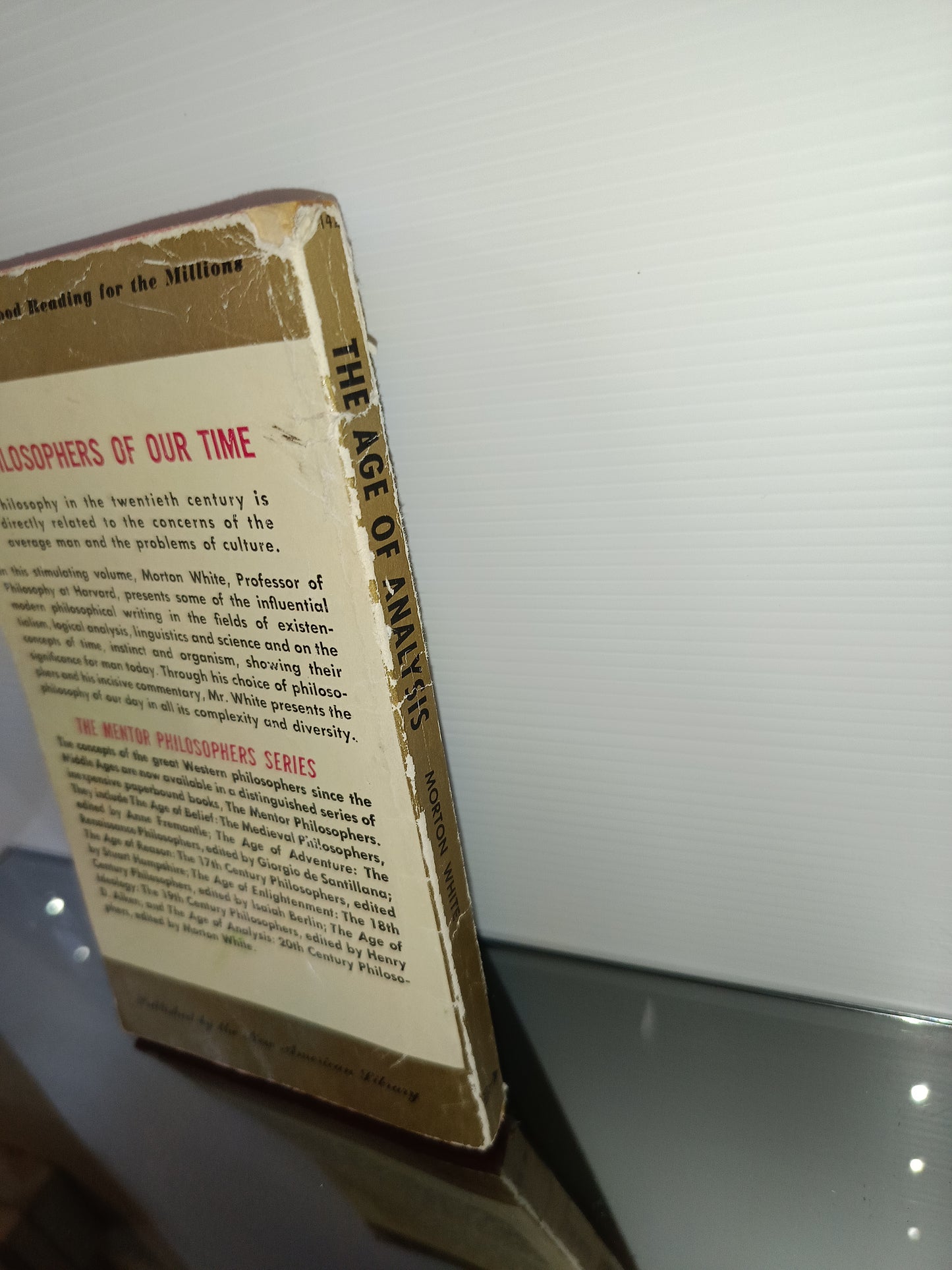 The Age Of Analysis Morton White 
20th Century Philosophers