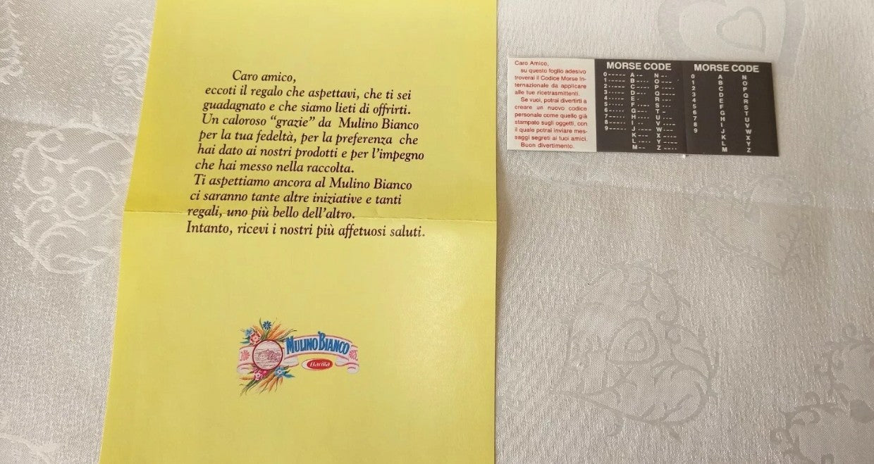 Ricetrasmittenti Mulino Bianco, anni 90 Nuove