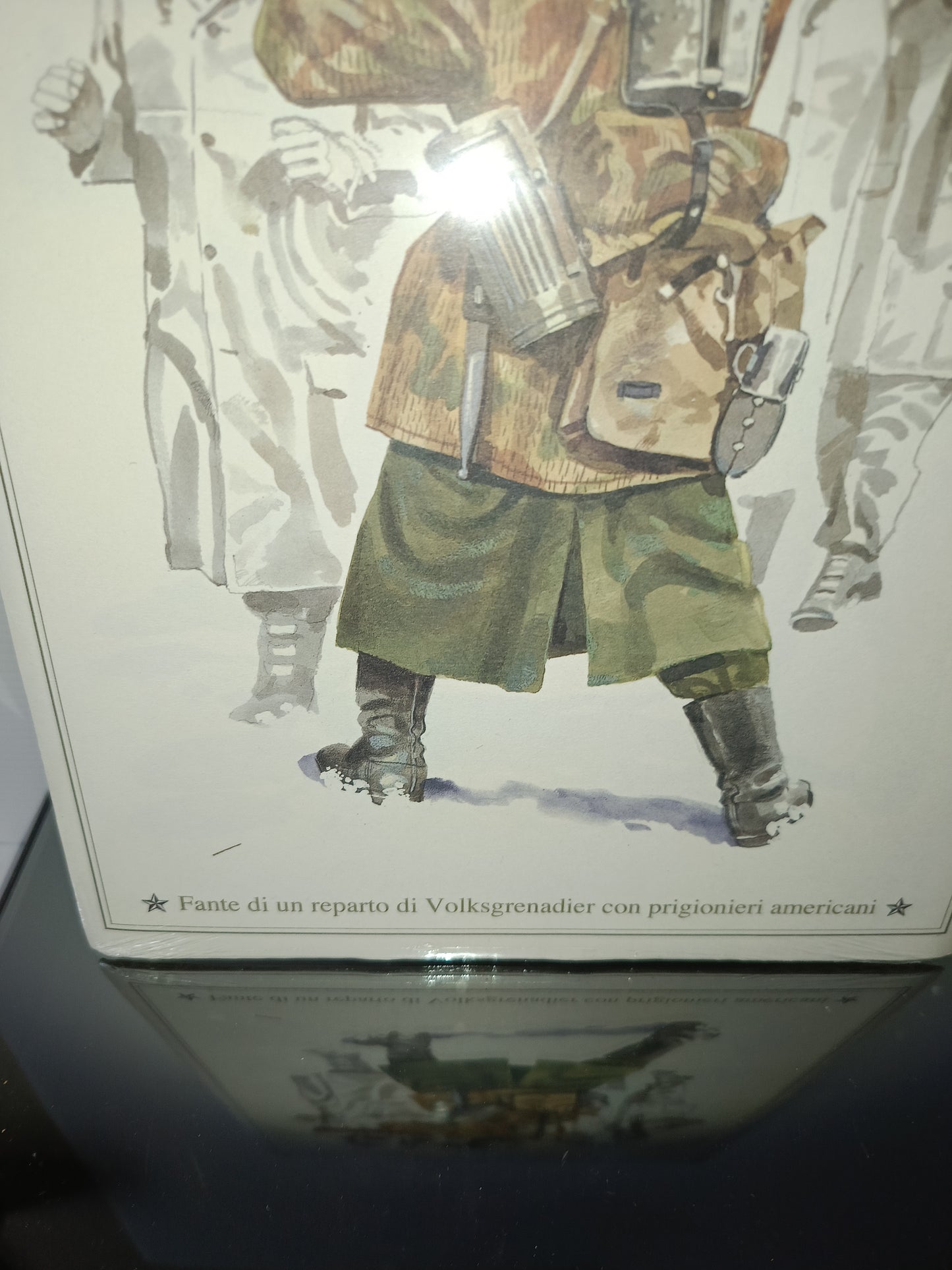 Fante Di Reparto Volksgrenadier con prigionieri americani
Stampa Originale Fine Anni 70