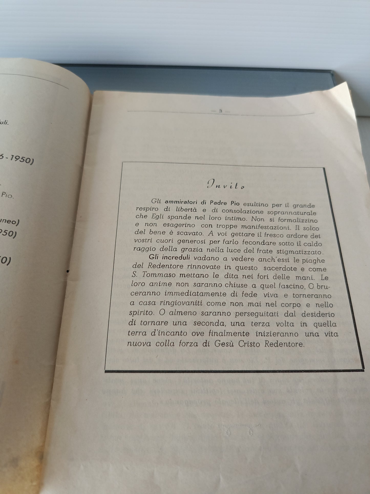 Padre Pio Lo Stimmatizzato Libretto Devozionale D'epoca