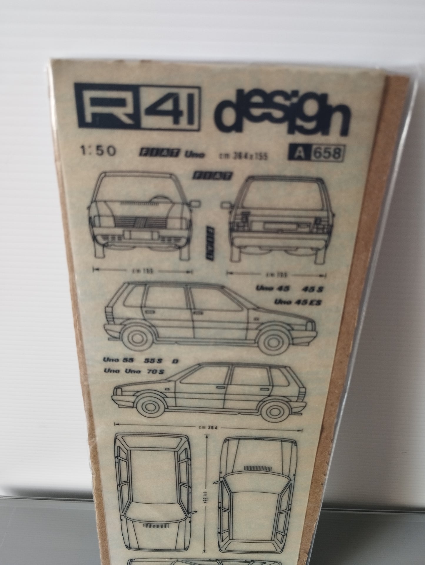 Fiat Uno Trasferello R41 Design
Scala 1:50