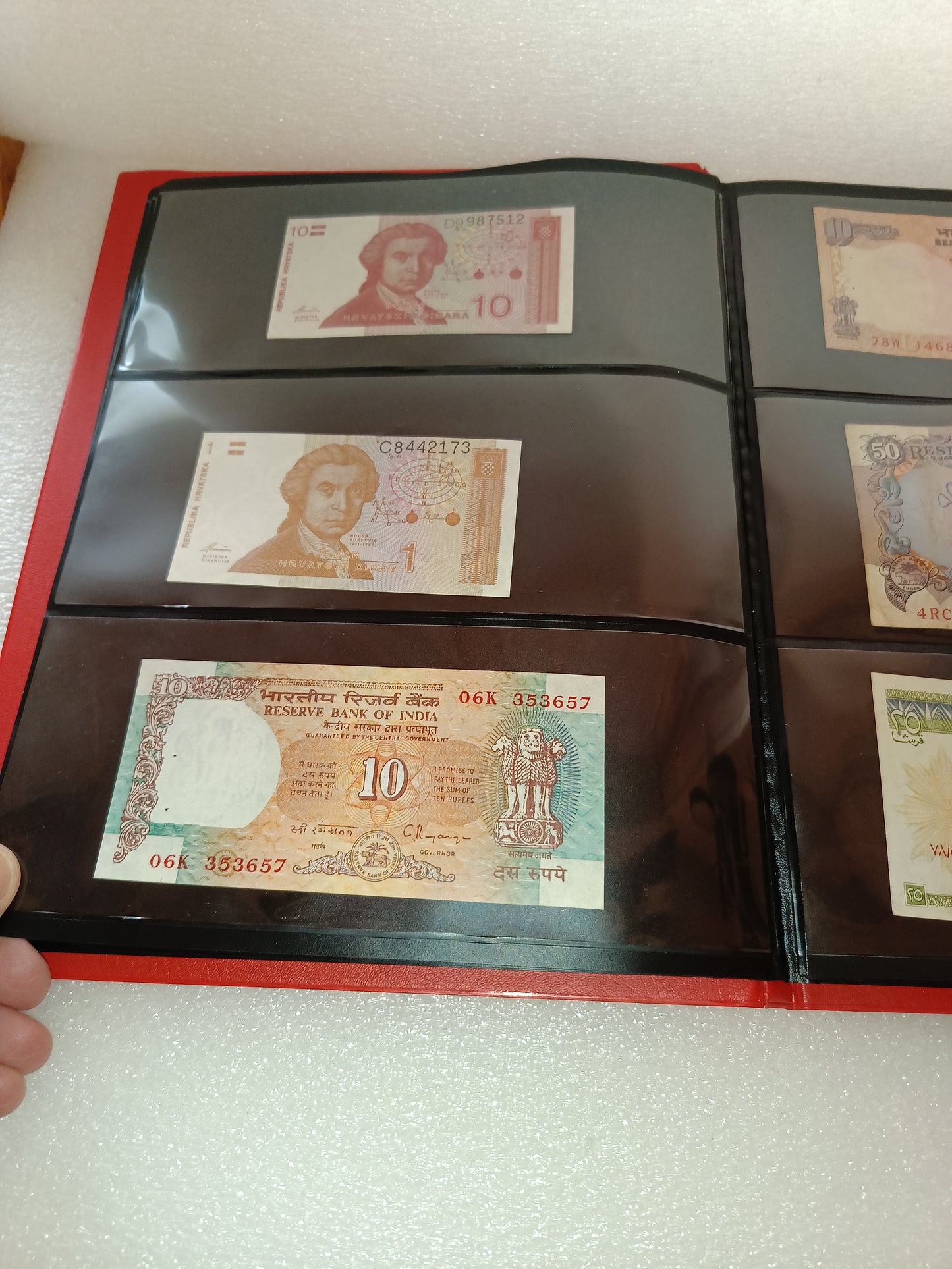 Collezione 50 Banconote Originali
Con album