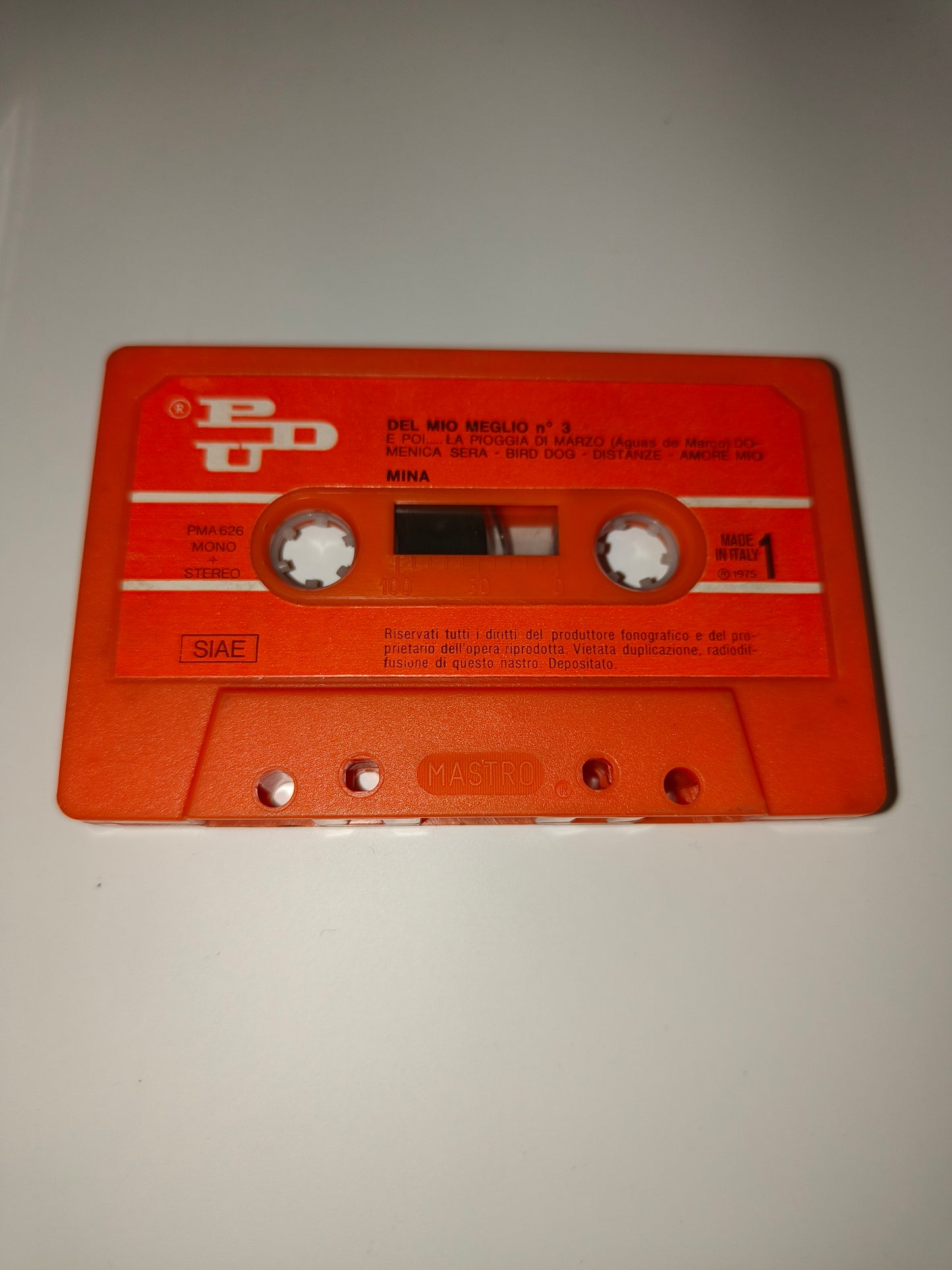 ...del meglio n.3 Mina Musicassetta, LEGGI