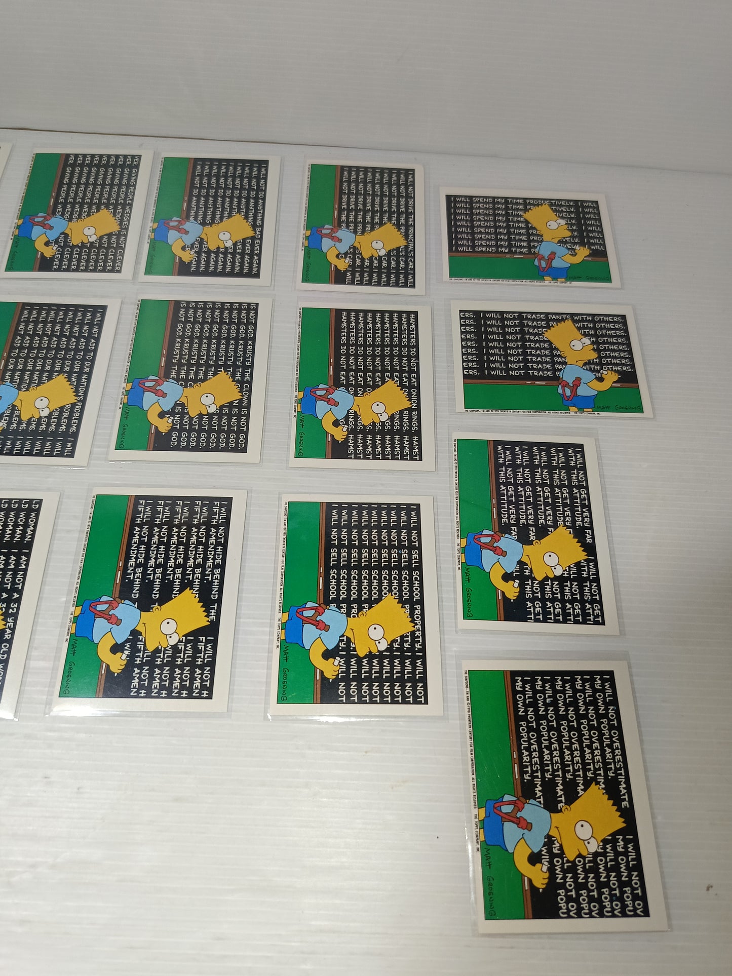 The Simpson Collezione 22 Card Toops
Anno 1990
Rare