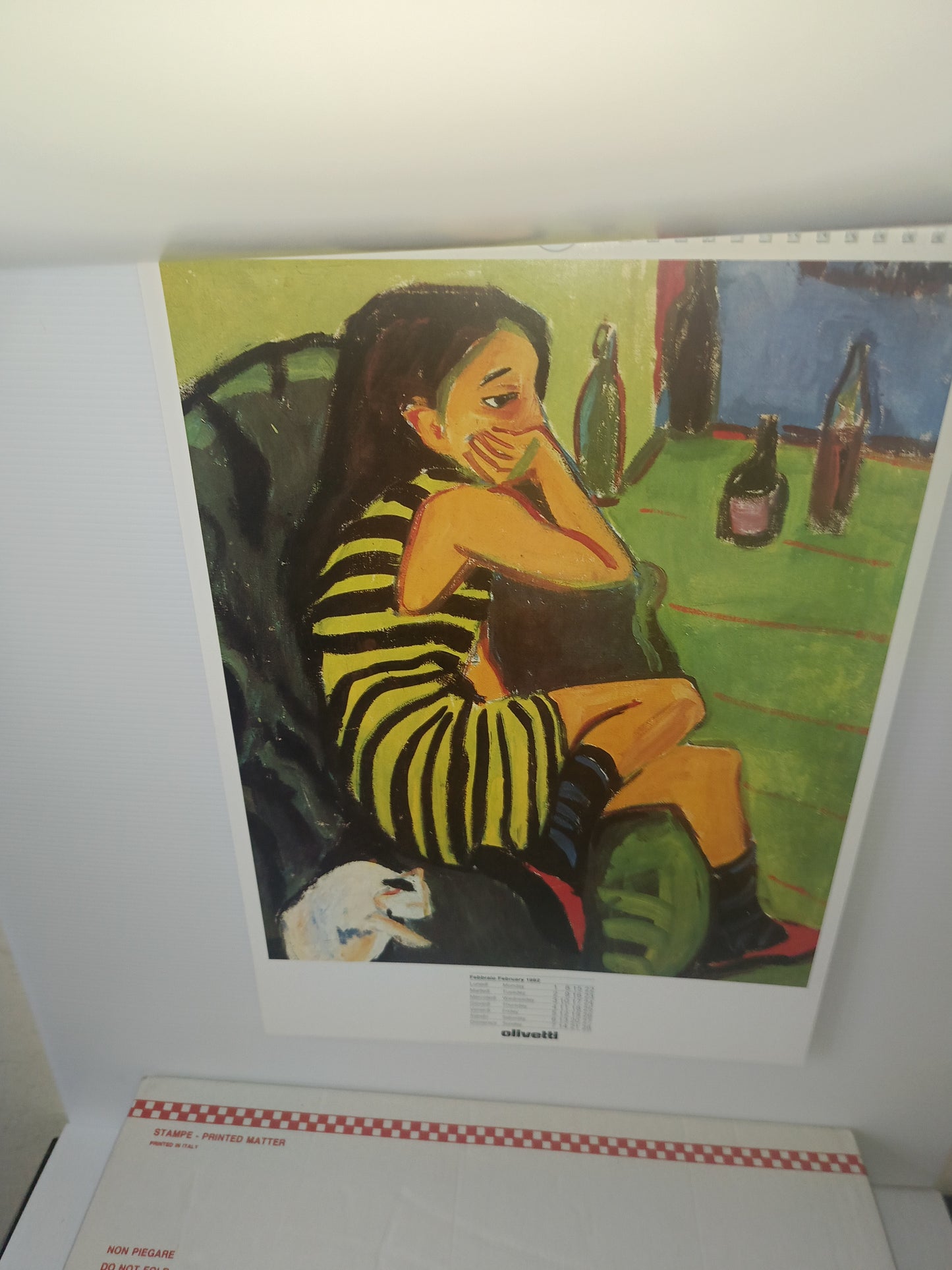 Olivetti Calendario 1982 Ernst Ludwig Kirchner