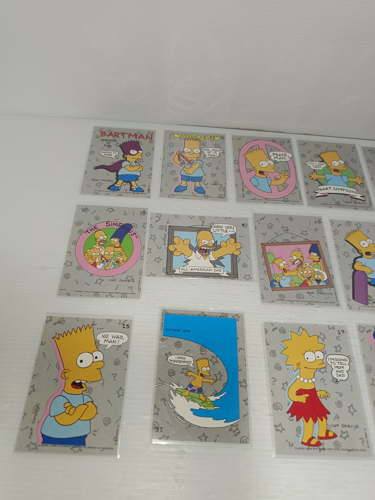 The Simpson Collezione 22 Card Toops
Anno 1990
Rare