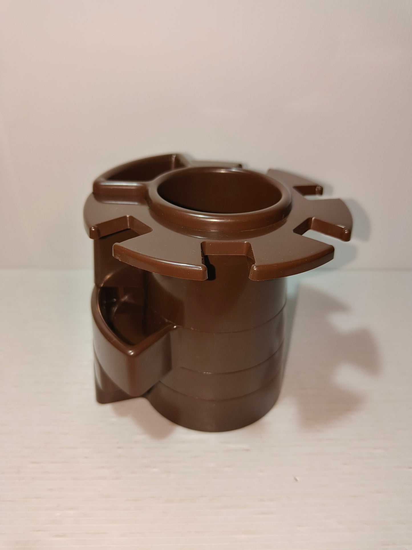 Advertising gadget Pen holder and stationery set, original from the 70s and 80s