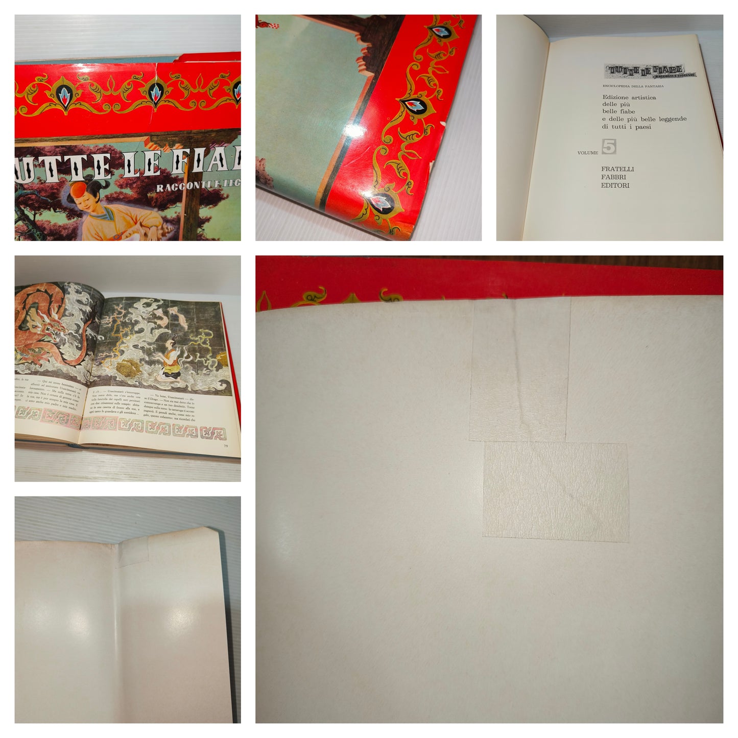 Libro Tutte Le Fiabe Racconti E Leggende, Vol. 5 anni 60