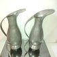 2 Vasi In Peltro Co-Bra Vintage