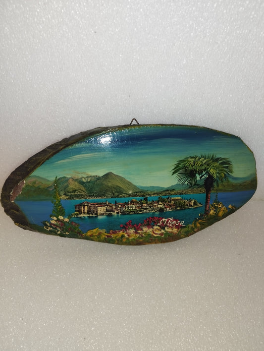 Souvenir Stresa Lago Maggiore D'epoca In Legno