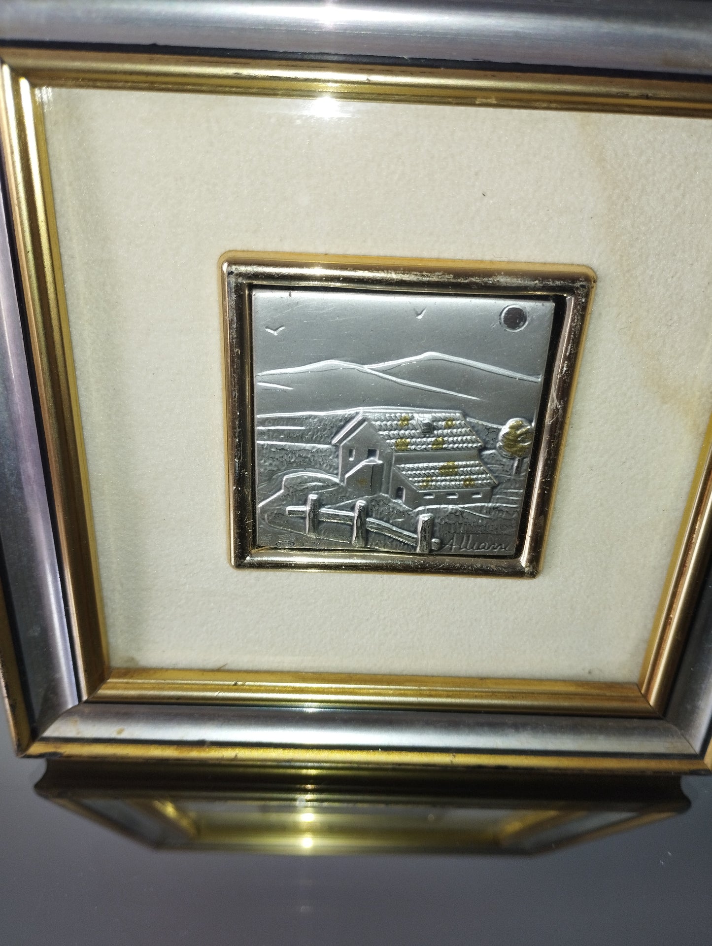 Bassorilievo Alliani In Argento 925 Con Cornice