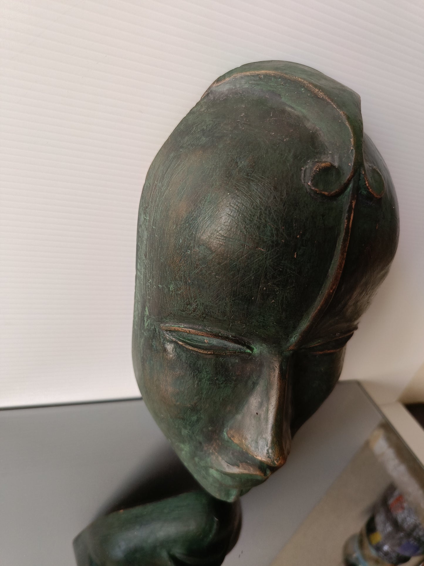 Maschera Africana In Ceramica