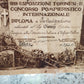 Antico Diploma di Partecipazione VI Concorso Pompieristico Internazionale
1928 Esposizioni Torinesi