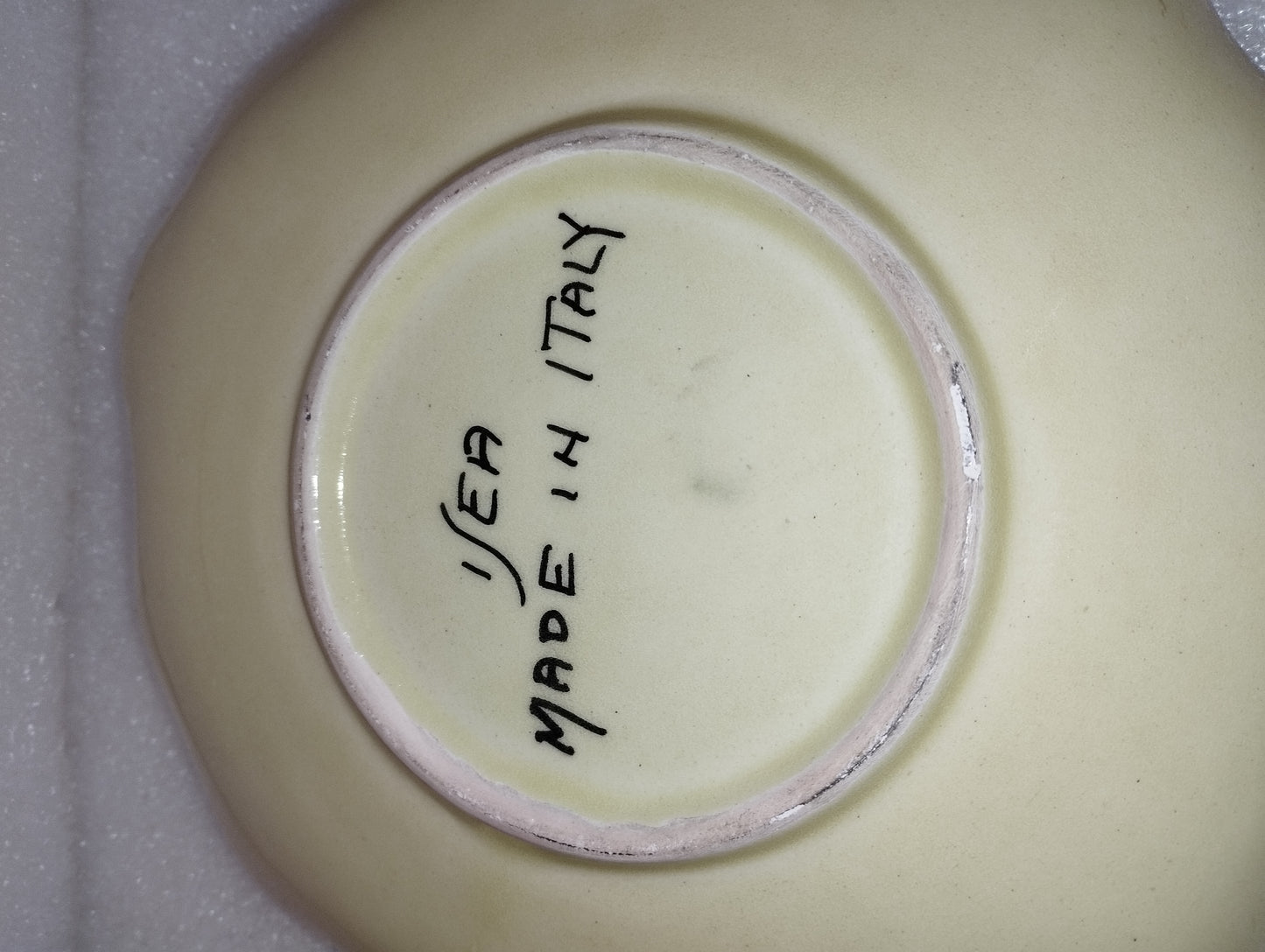 Piatto Soldato Ussaro A Cavallo Isea In Ceramica Vintage