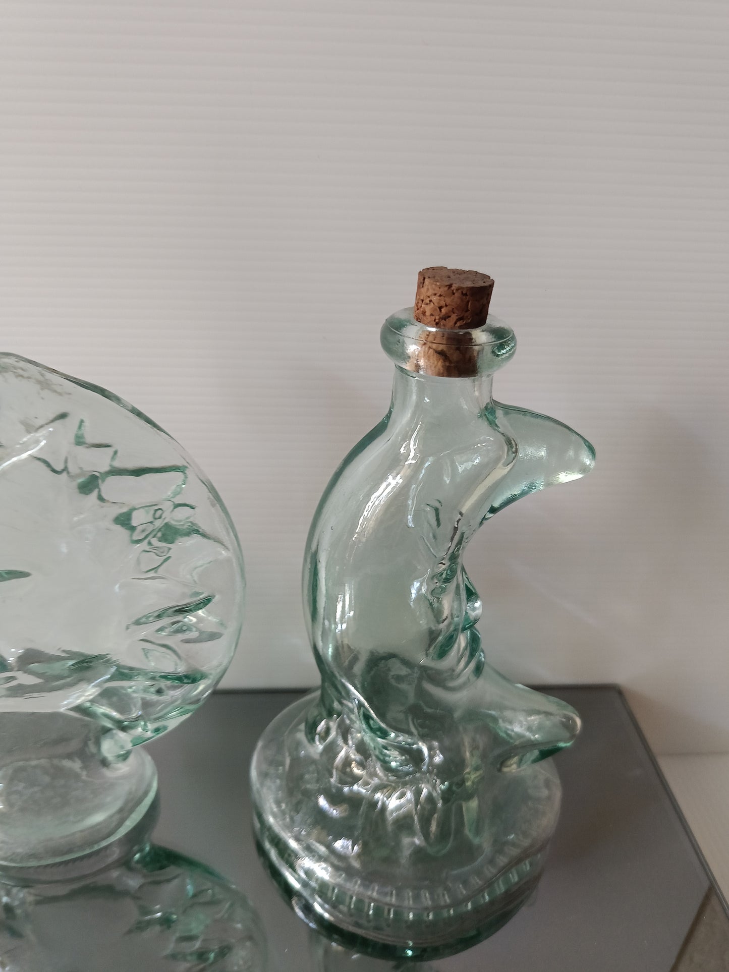 Bottiglie Sole E Luna In Vetro Vintage