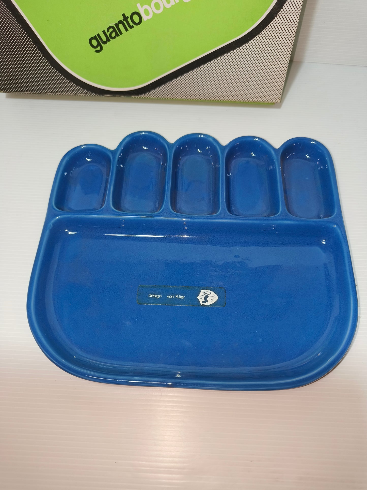 Guanto piatto Bourguignonne Design Von Klier, anni 70 Nuovo