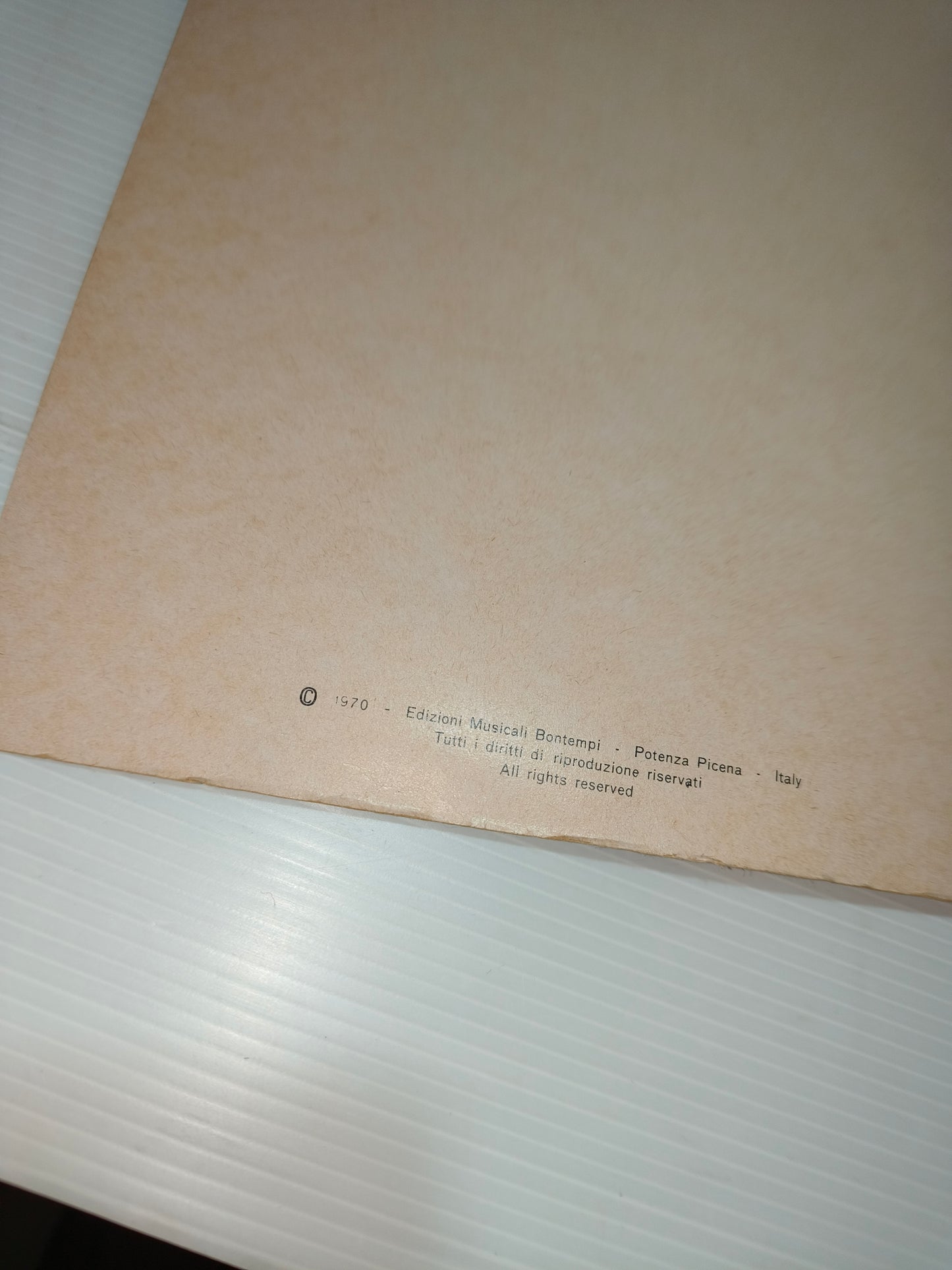 Libretto Preludio Bontempi Hit Organ anni 70