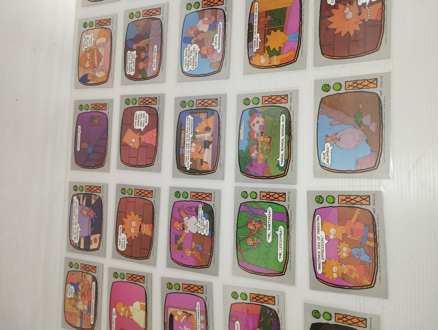 The Simpson Collezione Card Toops
Set 88 + 22 Cards
Anno 1990