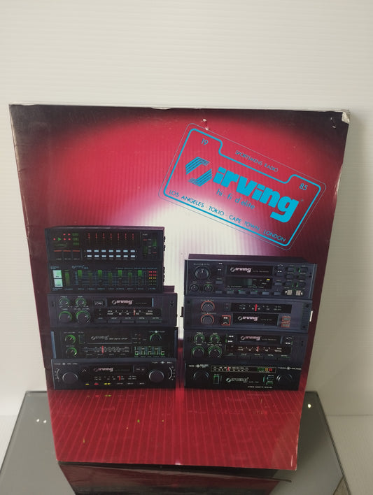 Catalogo Irving Hi Fi D'Elite Anni 80