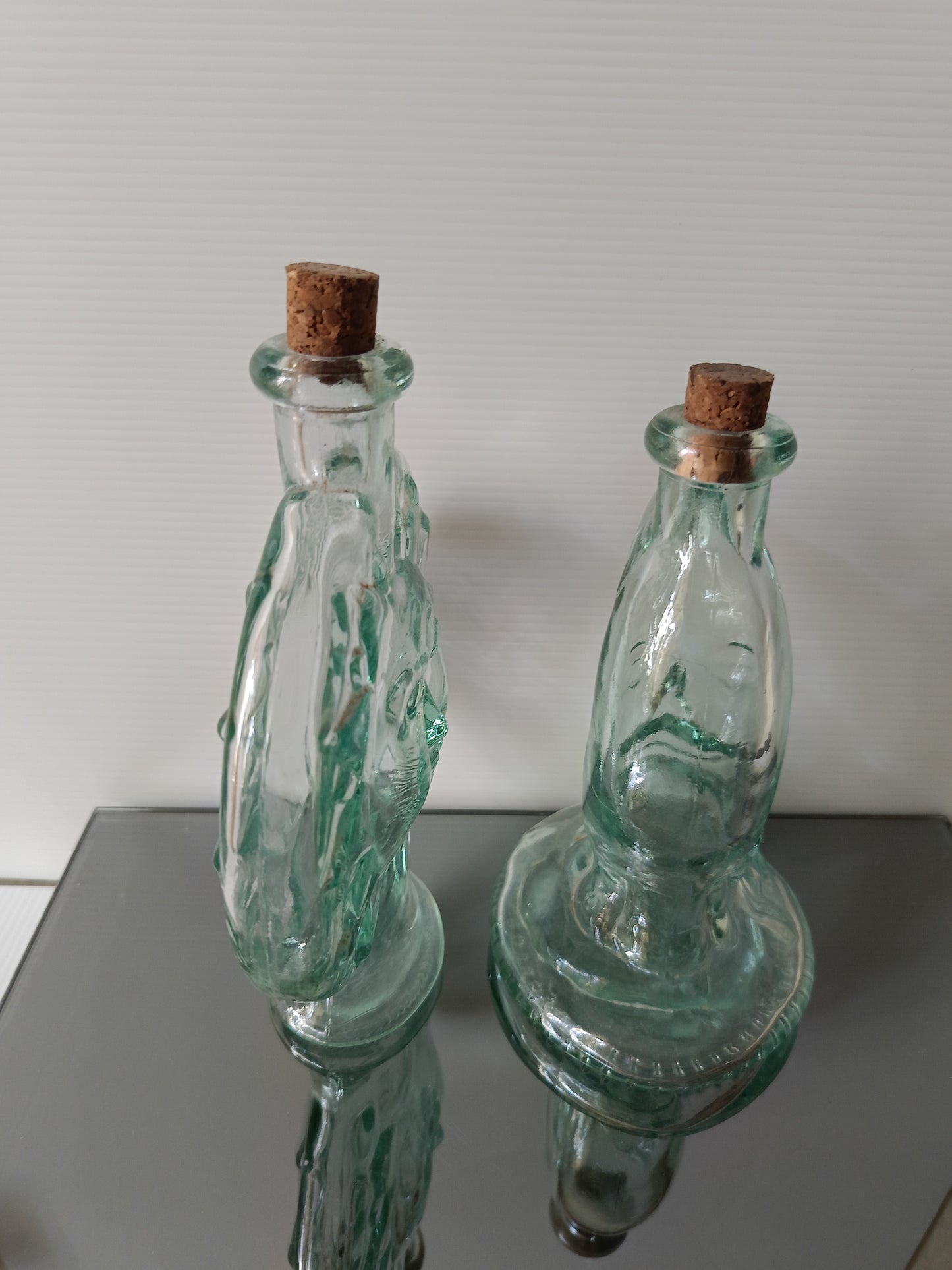 Bottiglie Sole E Luna In Vetro Vintage