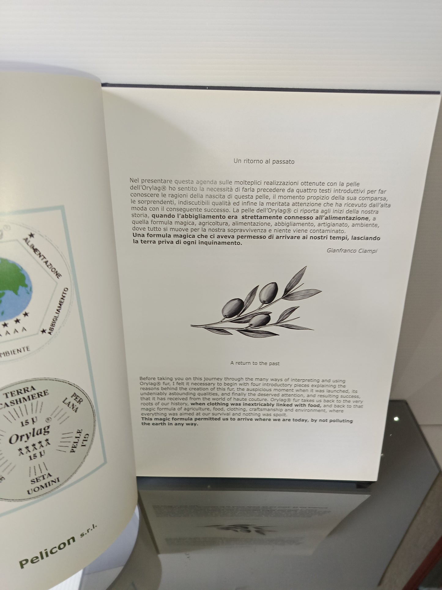 Agenda/Rubrica Orylag/Pelicon Pubblicitaria
In lingua italiana e inglese