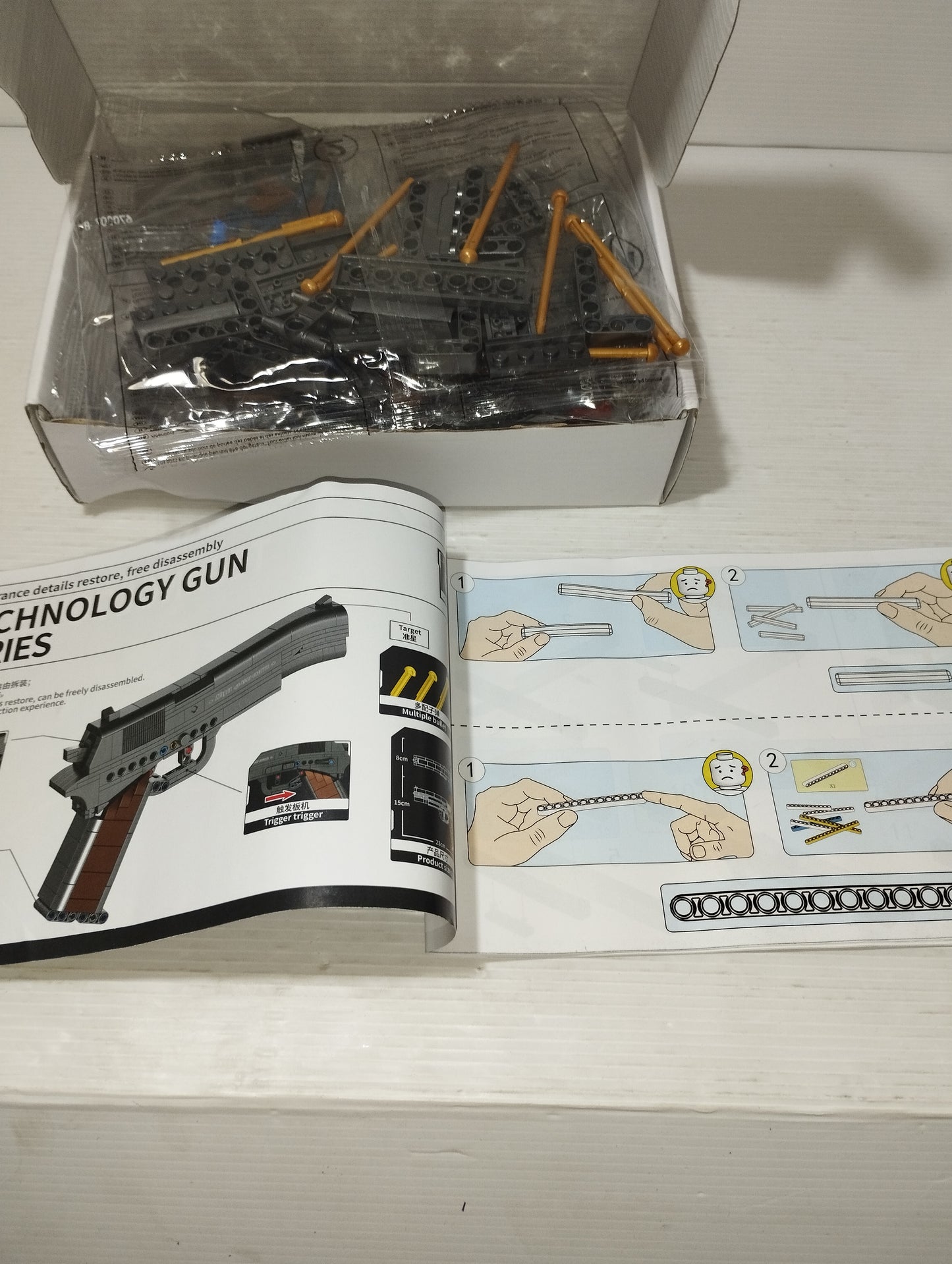 Model Bricks Play & Explorer Mattoncini Da Assemplare 333 Pezzi