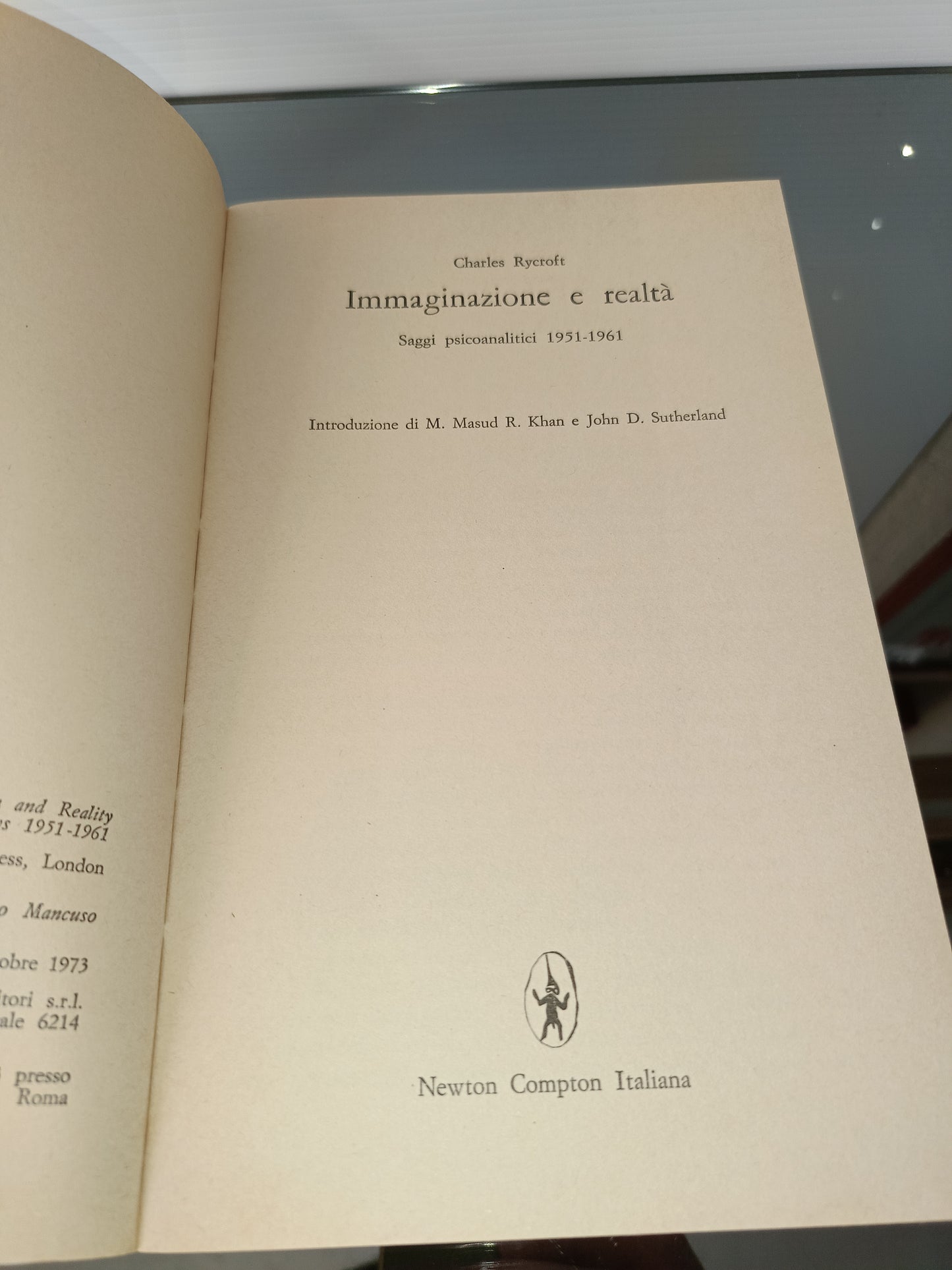 Immaginazione e Realtà Rycroft Edito nel 1973 da Newton Compton Italiana