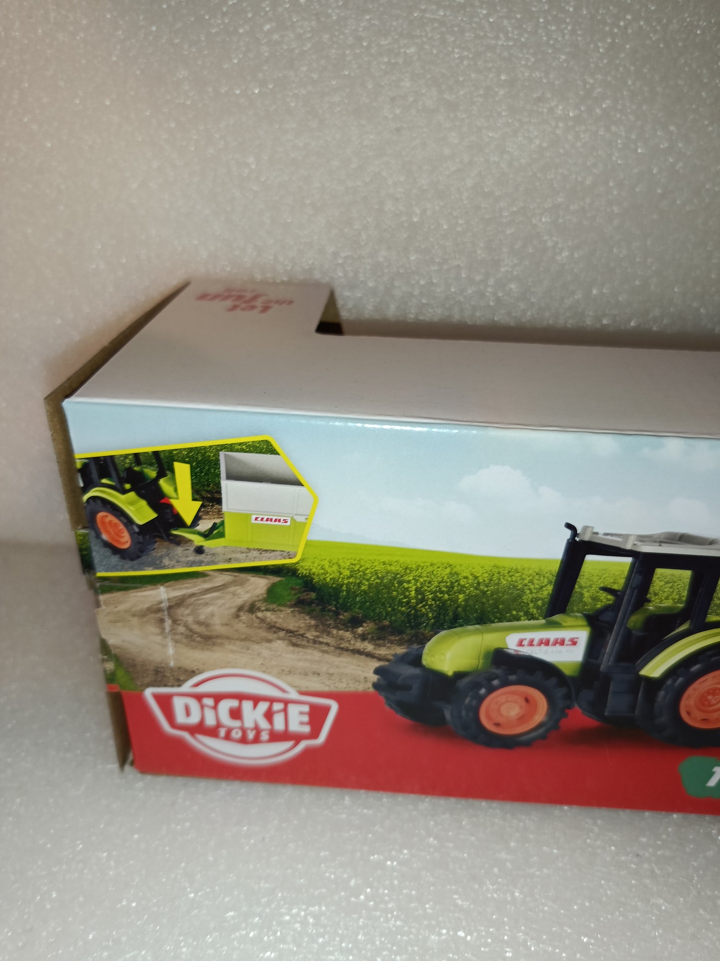 Trattore Con Rimorchio Claas Dickie Toys