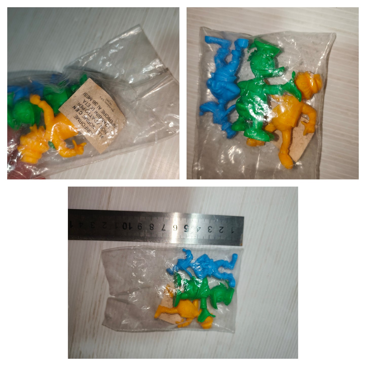 Sorpresine personaggi Walt Disney in plastica anni 60 Res Plastic