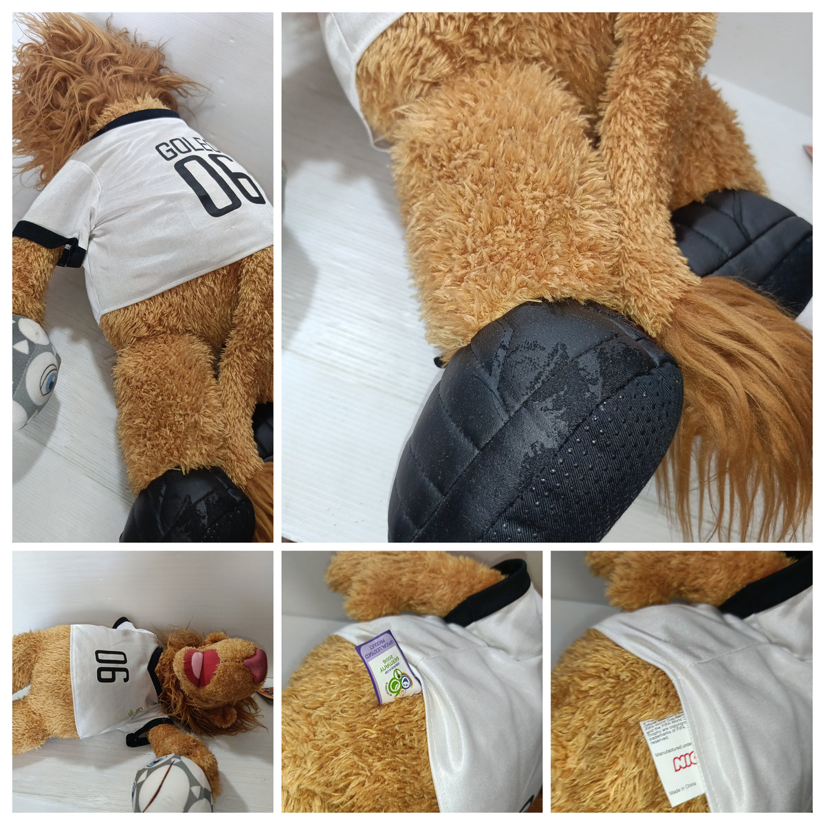 Mascotte Goleo Mondiali Calcio Germany 2006 Peluche Nici