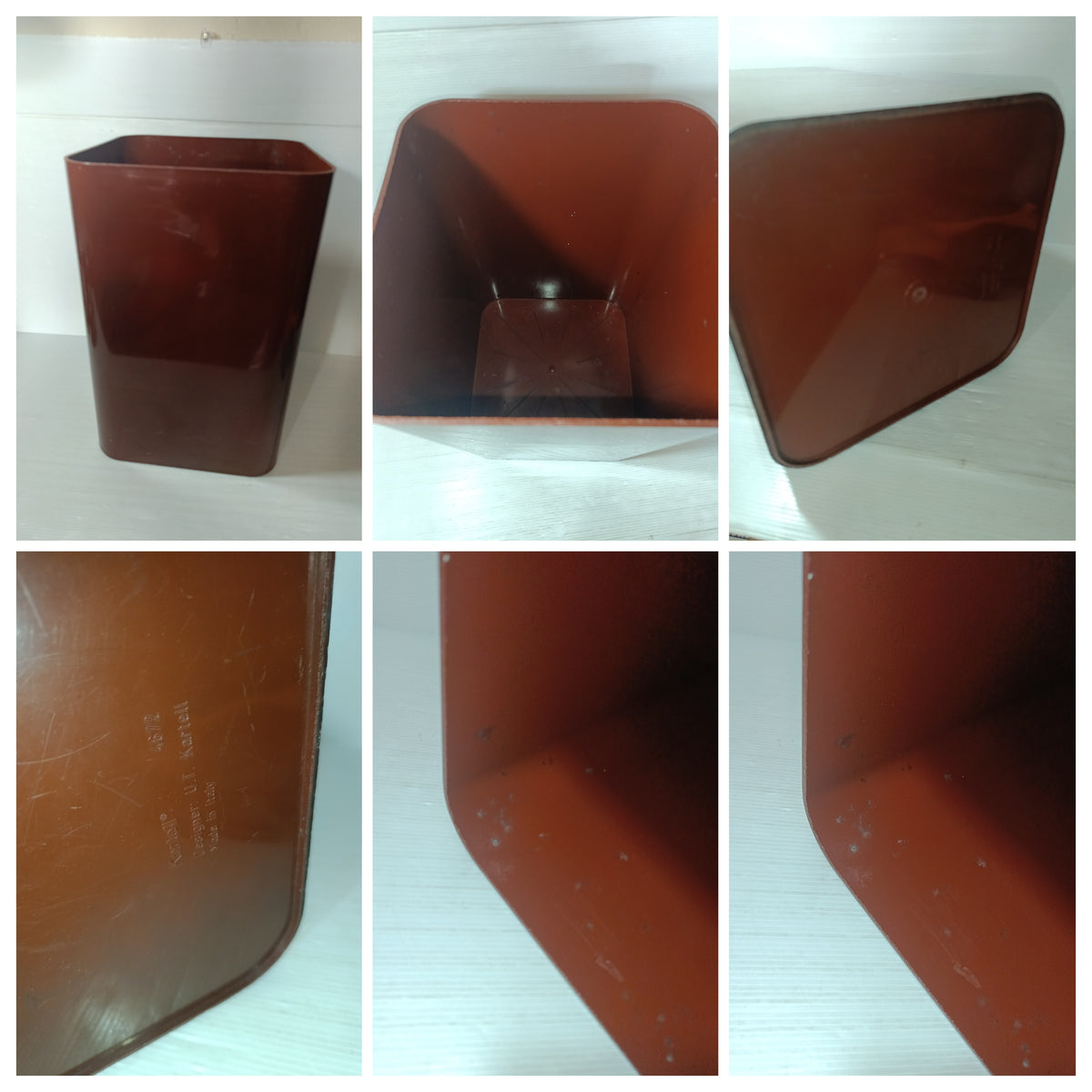 Cestino Kartell 4672 Anni 70