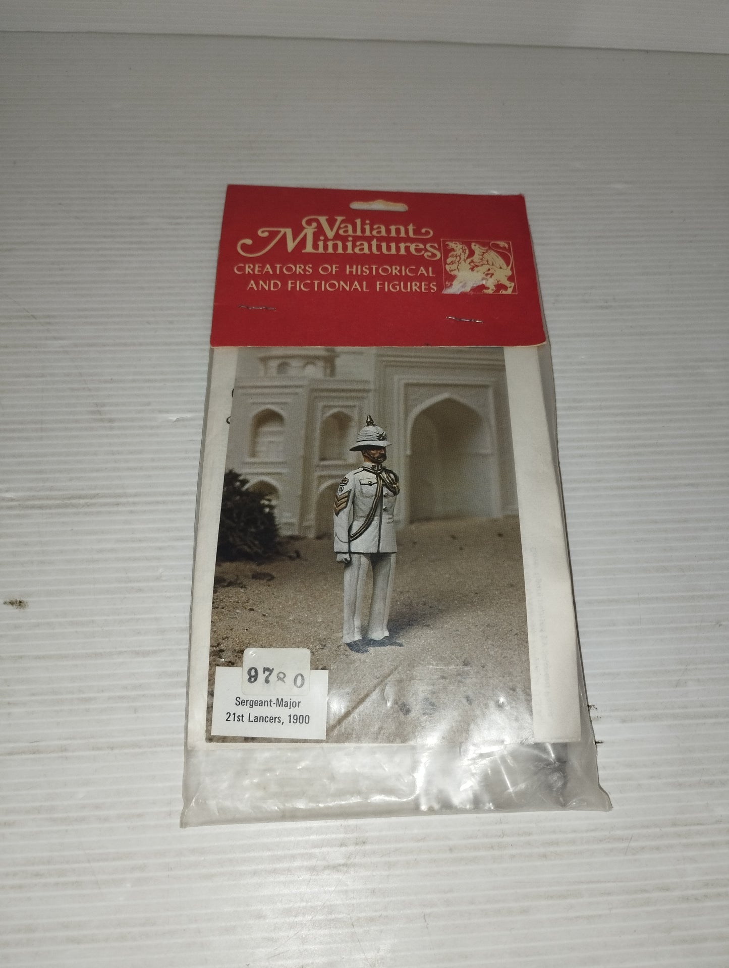 Valiant Miniatures Sergeant-Major 21st Lancers 1900 in lega (metallo)