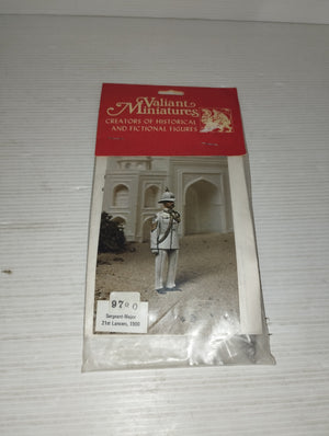 Valiant Miniatures Sergeant-Major 21st Lancers 1900 in lega (metallo)