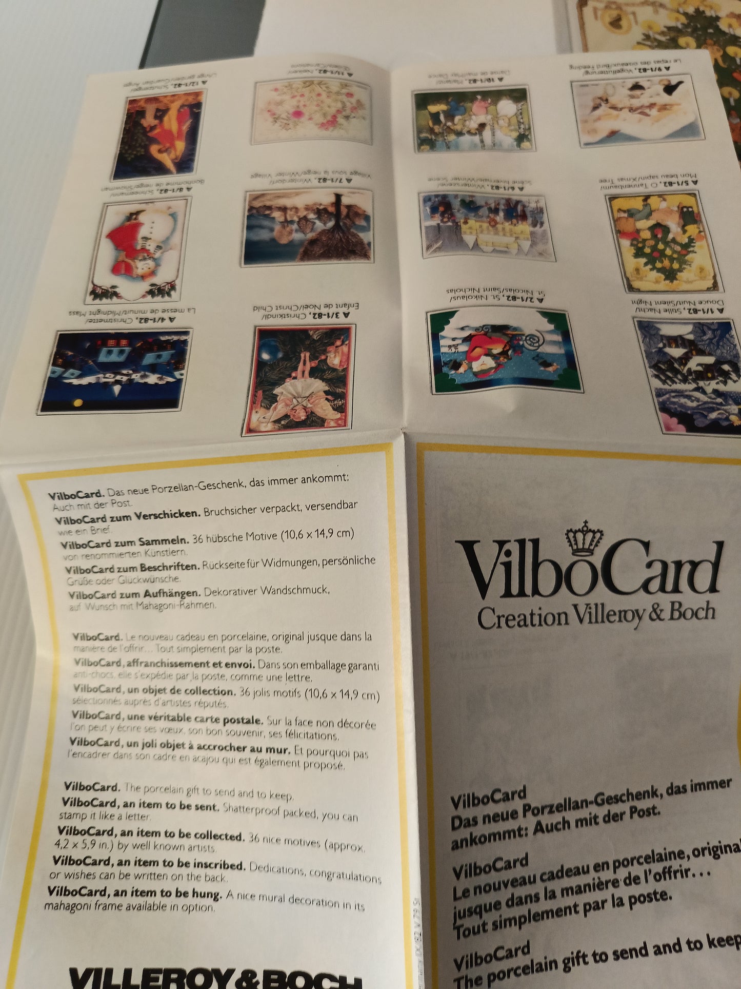 VilboCard Creation Villeroy & Bosch In Porcellana