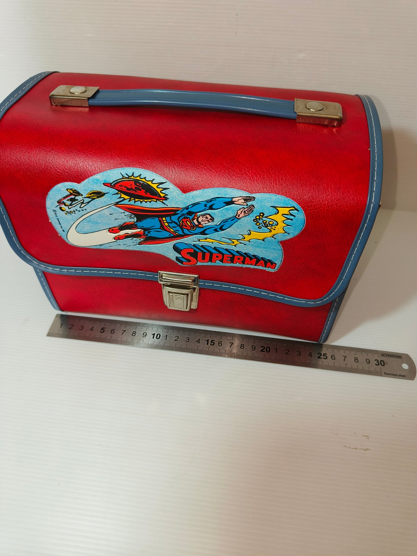 Panierino cestino d'epoca Superman, Dc Comics