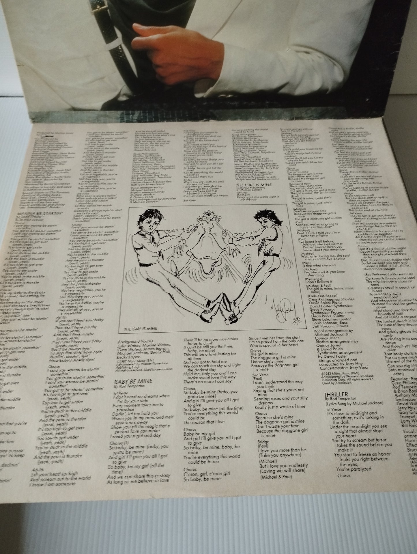 Thriller Michael Jackson Lp 33 Giri
Edito nel 1982 da  Epic Cod.EPC 85930
Prima stampa italiana